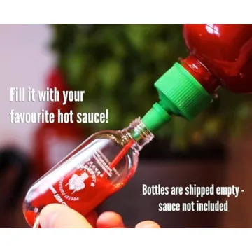 Pocket Sriracha Mini Sriracha Hot Sauce Bottle Keyring 1 PACK Bring Hot Sauce with you Everywhere - Great Chilli Sauce Gift (Shipped Empty)