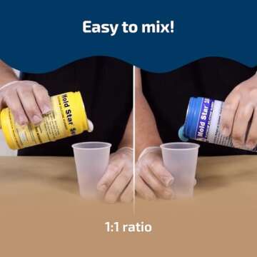 Mold Star™ 16 Fast Platinum Silicone Rubber, Silicone Mold Making Kit, Pint Unit