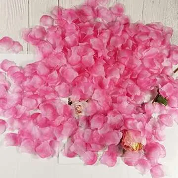Ronchall 3000 Pcs Rose Petals Artificial Flower Wedding Party Flower Decoration for Romantic Night Valentine Day