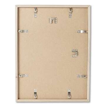 Opposite Wall - 11x14 in - Natural Solid Oak Wood Picture Frame - Lightweight, Versatile & Shatterpr...