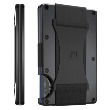 Ridge Wallets for Men - Slim Minimalist Wallet For Men, Front Pocket Wallets for Men, RFID Wallet Fo...