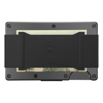 Ridge Wallets for Men - Slim Minimalist Wallet For Men, Front Pocket Wallets for Men, RFID Wallet For Men - Card Holder Wallet (Gunmetal Titanium)