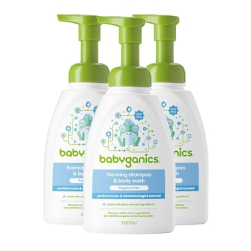 Gentle Foaming Shampoo and Body Wash for Babies
