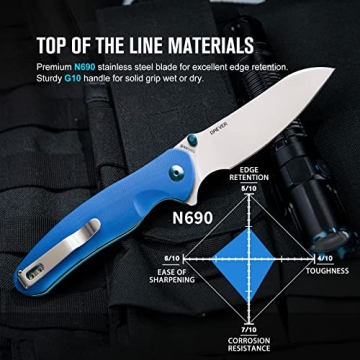 Quality OKNIFE Drever Folding Pocket Knife for Outdoor Use