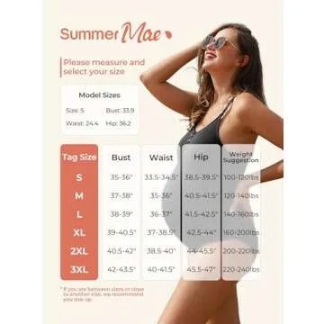 Summer Mae Maternity Swimsuit One Piece Bathing Suit Button Neck Cross Back Black M