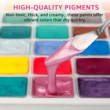 HIMI Gouache Paint Set - 56 Colors, Non-Toxic, Gift Ideas
