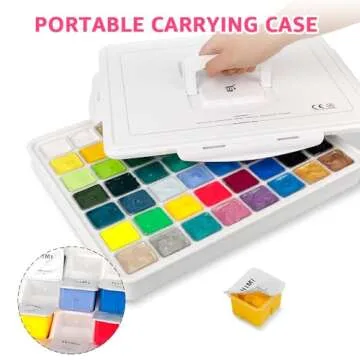 HIMI Gouache Paint Set - 56 Colors, Non-Toxic, Gift Ideas