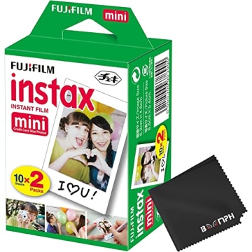 Fujifilm Instax Mini Instant Camera Film - 20 Photo Sheets