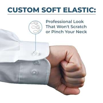 Comfy Clothiers 3-Pack Collar Extenders - Soft and Elastic Design for Men and Women - Magic Extensio...