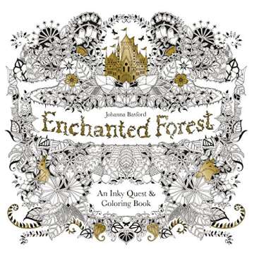 Enchanted Forest: An Inky Quest and Coloring book (Activity Books, Mindfulness and Meditation, Illus...