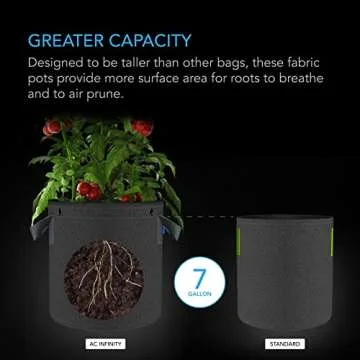 Durable 7 Gallon Grow Bags for Gardening Success