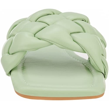 Stylish Vegan CLOVERLAY Yara Square Open Toe Slides