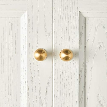 Elegant RZDEAL Solid Brass Round Pulls for Furniture