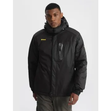 GEMYSE Men's Ski Jacket - Warm Waterproof Winter Coat
