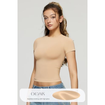 OEAK Women's Seamless T-Shirts for All Occasions