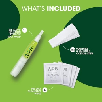 Nad's Eyebrow Shaper Wax Kit for Precision Brow Care