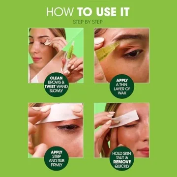 Nad's Eyebrow Shaper Wax Kit for Precision Brow Care