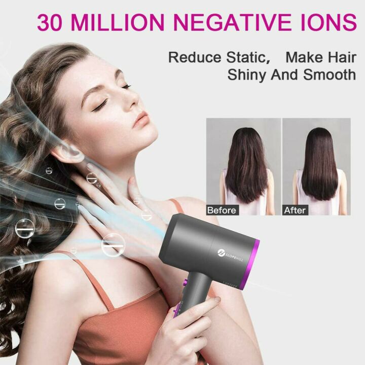 Ionic Hair Dryer - 1800W Professional & Quiet