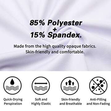 2/3 Pack Men's Compression Shirts Long Sleeve Workout Shirts Mock Turtleneck Athletic Base Layer Active Undershirts Tops