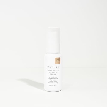 Kristin Ess Hair Weightless Shine Working Hair Serum for Dry Damaged Hair - Frizz Taming, Anti Breakage, Moisture Locking + Shine Enhancing - Color + Keratin Safe, 1.7 fl. oz.