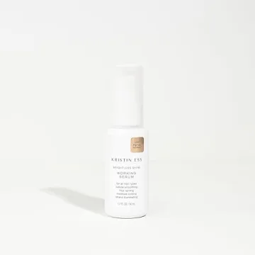 Kristin Ess Hair Weightless Shine Working Hair Serum for Dry Damaged Hair - Frizz Taming, Anti Breakage, Moisture Locking + Shine Enhancing - Color + Keratin Safe, 1.7 fl. oz.