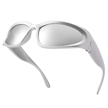 NULOOQ Wrap Around Trendy Sunglasses for All