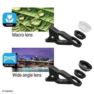 CamKix 5-in-1 Smartphone Camera Lens Kit