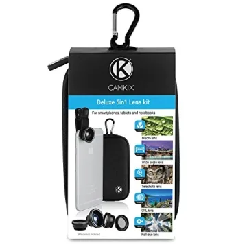 CamKix 5-in-1 Smartphone Camera Lens Kit