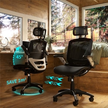 Ergonomic Office Chair with Headrest - GABRYLLY