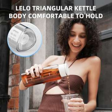 MHW-3BOMBER Camping Cold Brew Coffee Maker 600ml/20oz Travel Cold Brew Pitcher For Space Saving Iced...