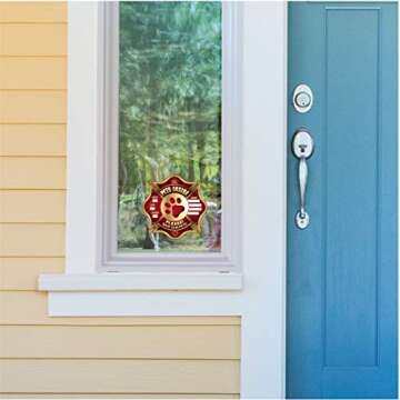 Vinyl Friend Pet Alert Stickers for Fire Safety