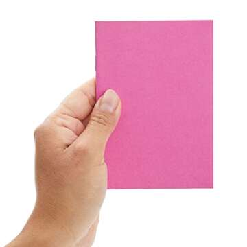 Paper Junkie 24 Pack Mini Paper Notebooks for Kids, Bulk Pocket Notepads with 48 Lined Pages for Journaling, Writing, Composition, School Supplies (6 Colors, 3.5 x 5 in)