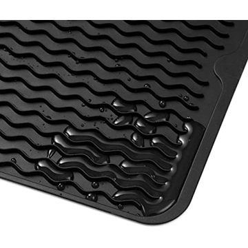 MicoYang Eco-Friendly Silicone Dish Drying Mat - 12x6