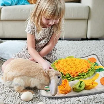 Interactive Pet Snuffle Mat for Fun Feeding