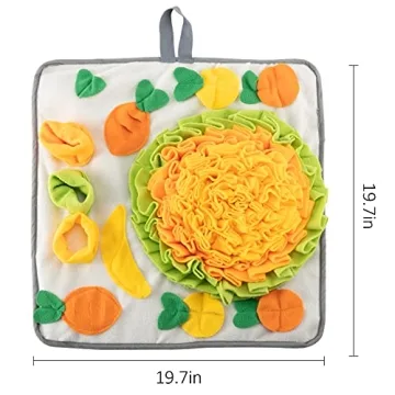 Interactive Pet Snuffle Mat for Fun Feeding