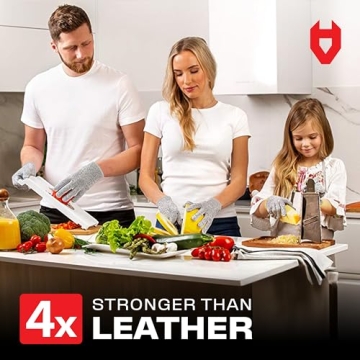 NoCry Premium Cut Resistant Gloves for Kitchen Safety