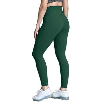 Aoxjox High Waisted Workout Leggings for Women - Trinity Yoga Pants