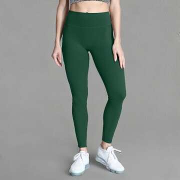 Aoxjox High Waisted Workout Leggings for Women - Trinity Yoga Pants