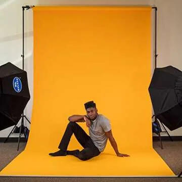 Savage Seamless Paper Photography Backdrop - Color #43 Marmalade, Size 107 Inches Wide x 36 Feet Long, Backdrop for YouTube Videos, Streaming, Interviews and Portraits - Made in USA