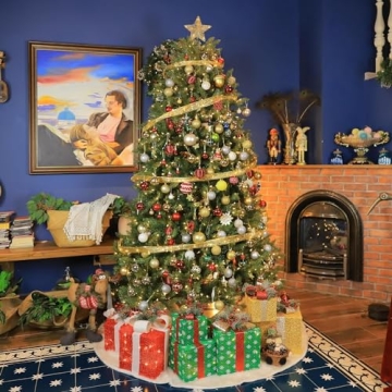 Hykolity 7.5ft Prelit Christmas Tree for Your Home