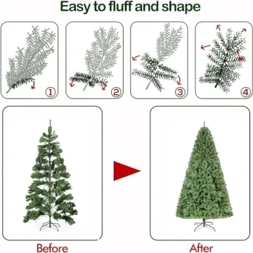 Hykolity 7.5ft Prelit Christmas Tree for Your Home