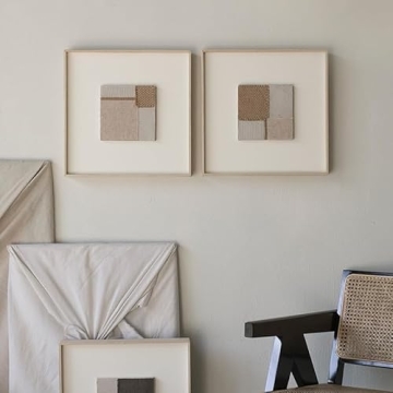 ESRADA Japanese Wabi-Sabi Wood Wall Art for Homes