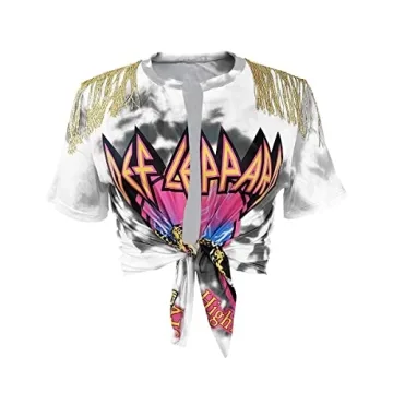 Bornpom Women Leopard Print Crop Top for Summer Style