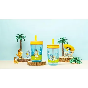 Zak Designs Bluey Tumblers - 15oz Leak-Proof & Fun for Kids