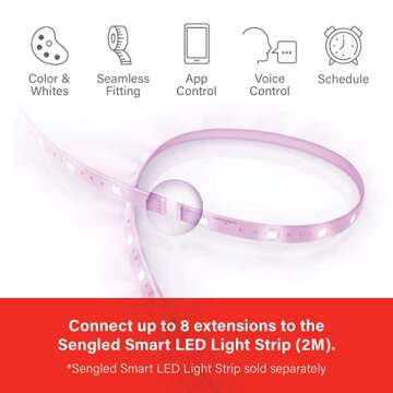 Sengled Smart Zigbee Multicolor Light Strip - Customizable LED