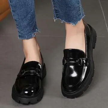Vera Creation Chunky Platform Loafers for Women