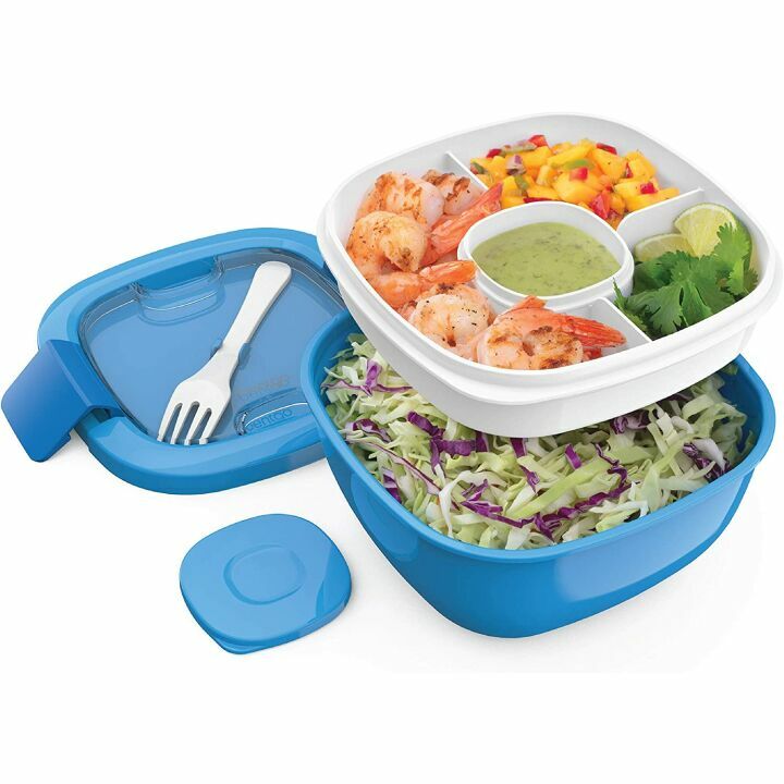 Bentgo® Salad Container with 54-oz Bowl & Fork