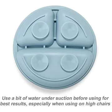 PandaEar Silicone Toddler Plates - Non-Slip & Dishwasher Safe