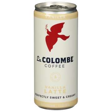 La Colombe Vanilla Draft Latte - 9oz Ready-to-Drink Cold Brew Delight