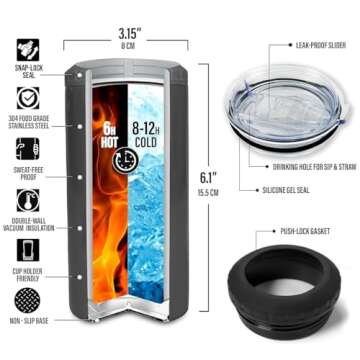 SANDJEST Bonus Dad Tumbler - Perfect Gift for Dads